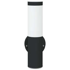 Luz de pared exterior 2 pcs Negro 15 x 7,5 x 33 cm
