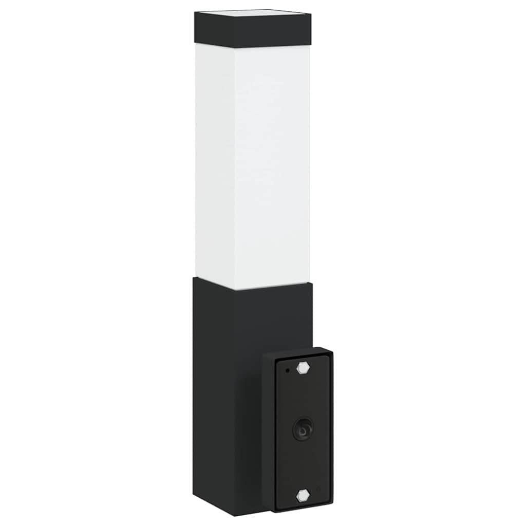 Luz de pared exterior 2 pcs Negro 10.5 x 6 x 33 cm