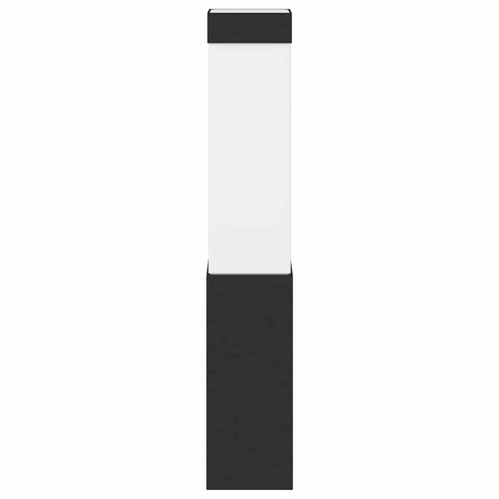 Luz de pared exterior 2 pcs Negro 10.5 x 6 x 33 cm