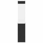 Luz de pared exterior 2 pcs Negro 10.5 x 6 x 33 cm
