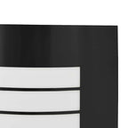 Luz de pared exterior 2 pcs Negro 23.5 x 9 x 26 cm