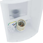 Luz de pared exterior 2 pcs Negro 23.5 x 9 x 26 cm