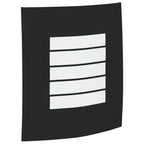 Luz de pared exterior 2 pcs Negro 23.5 x 9 x 26 cm