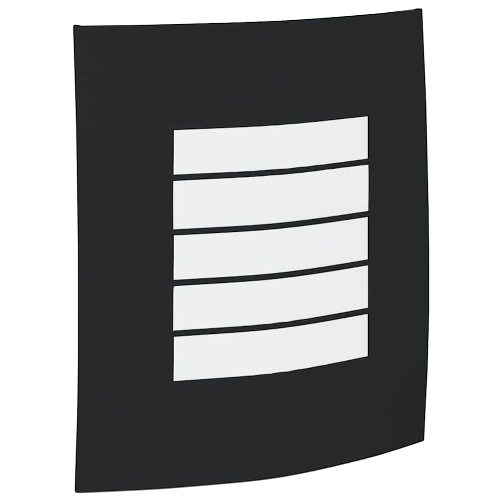 Luz de pared exterior 2 pcs Negro 23.5 x 9 x 26 cm