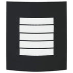 Luz de pared exterior 2 pcs Negro 23.5 x 9 x 26 cm