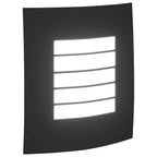 Luz de pared exterior 2 pcs Negro 23.5 x 9 x 26 cm