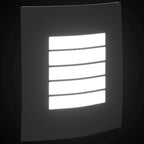 Luz de pared exterior 2 pcs Negro 23.5 x 9 x 26 cm