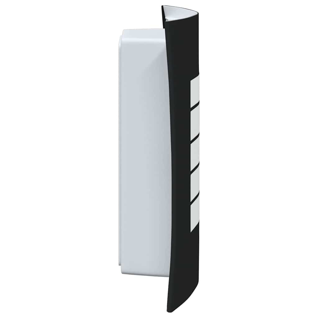 Luz de pared exterior 2 pcs Negro 23.5 x 9 x 26 cm