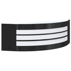 Luz de pared exterior 2 pcs Negro 32 x 10 x 10 cm
