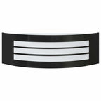 Luz de pared exterior 2 pcs Negro 32 x 10 x 10 cm