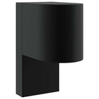 Luz de pared exterior 2 pcs Negro 12 x 7 x 15 cm