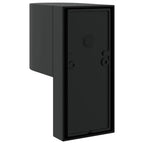 Luz de pared exterior 2 pcs Negro 12 x 7 x 15 cm