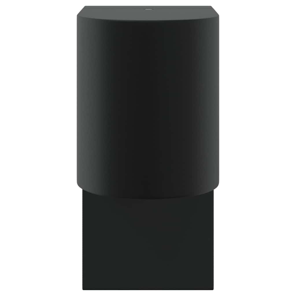 Luz de pared exterior 2 pcs Negro 12 x 7 x 15 cm