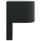 Luz de pared exterior 2 pcs Negro 12 x 7 x 15 cm