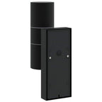 Luz de pared exterior 2 pcs Negro 7 x 10 x 22 cm