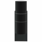 Luz de pared exterior 2 pcs Negro 7 x 10 x 22 cm