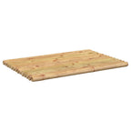 Alfombrillas de baño 2 unidades bambú 50x35 cm