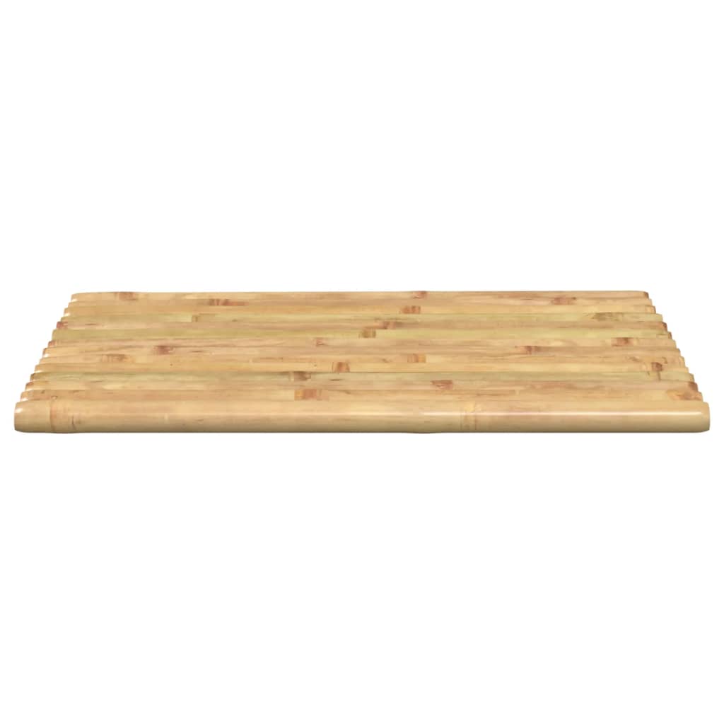 Alfombrillas de baño 2 unidades bambú 50x35 cm