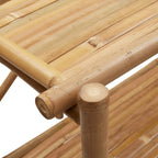 Estante de 3 niveles bambú 100x40x90 cm