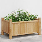 Jardinera acero blanco 32x29x75 cm