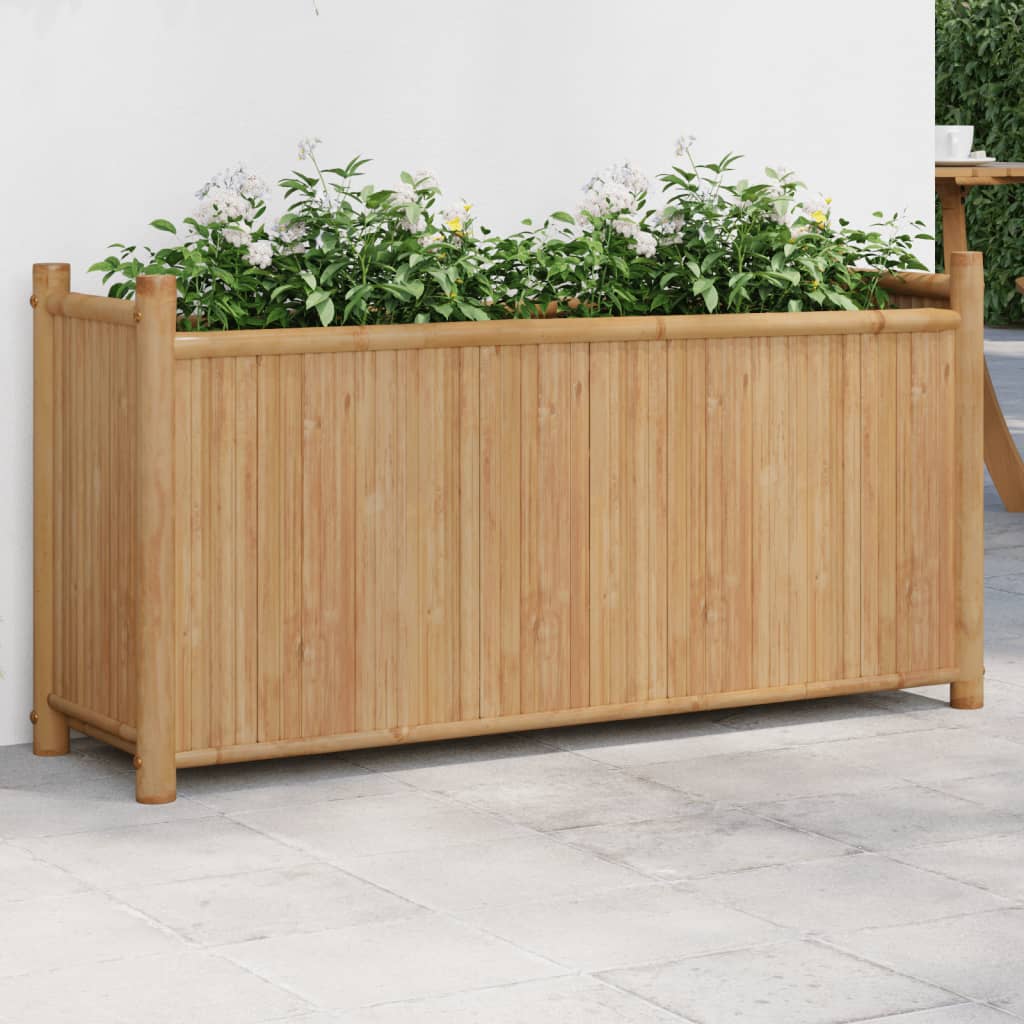 Jardinera acero blanco 32x29x75 cm