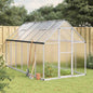 Invernadero con marco base aluminio antracita 169x114x195 cm