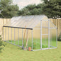 Invernadero con marco base aluminio antracita 169x114x195 cm