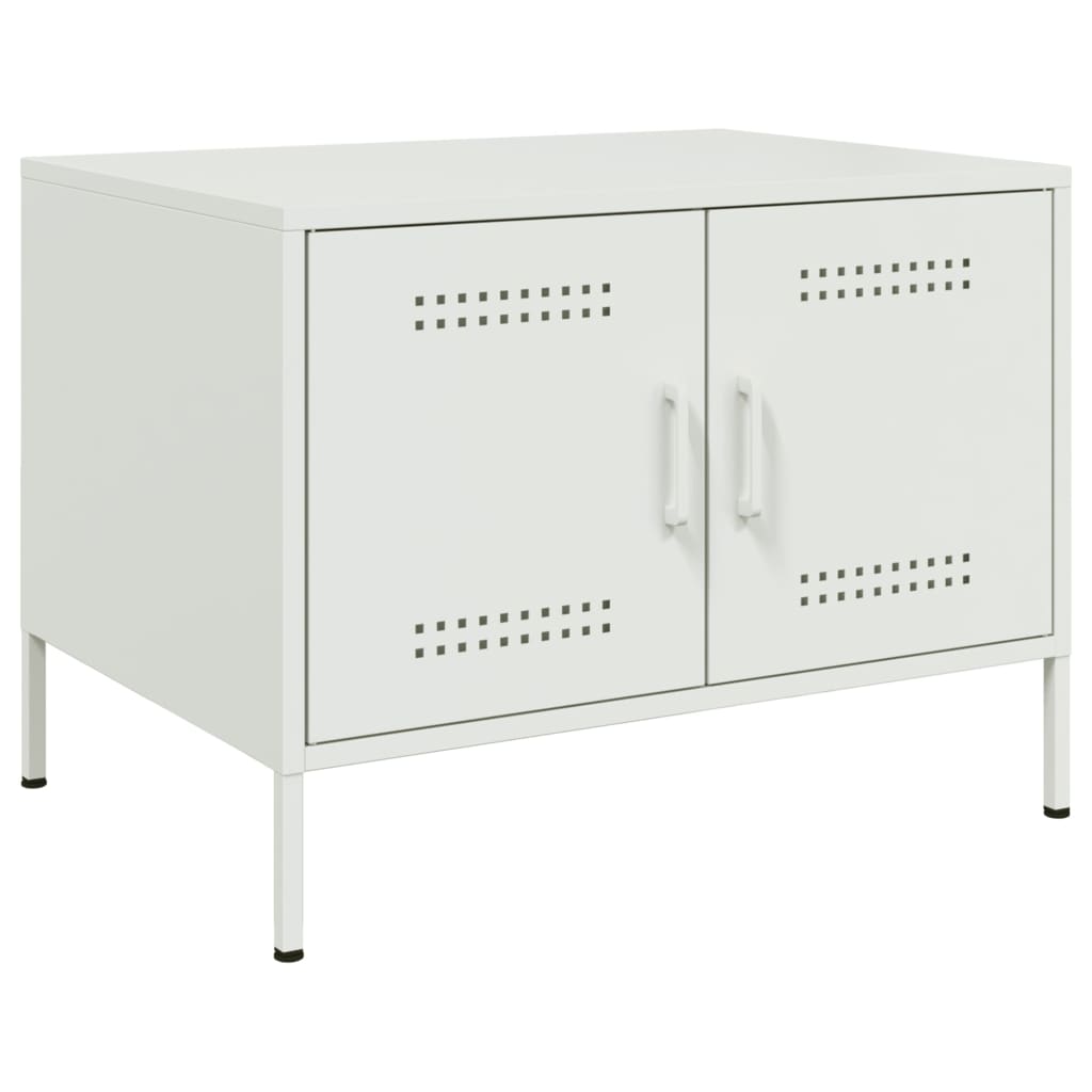 Mesa de centro acero amarillo mostaza 68x50x50,5 cm