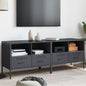 Muebles para TV 2 unidades acero amarillo mostaza 68x39x50,5 cm