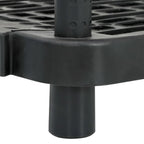 Estantería de 5 niveles PP negro 93,5x45,5x194,5 cm