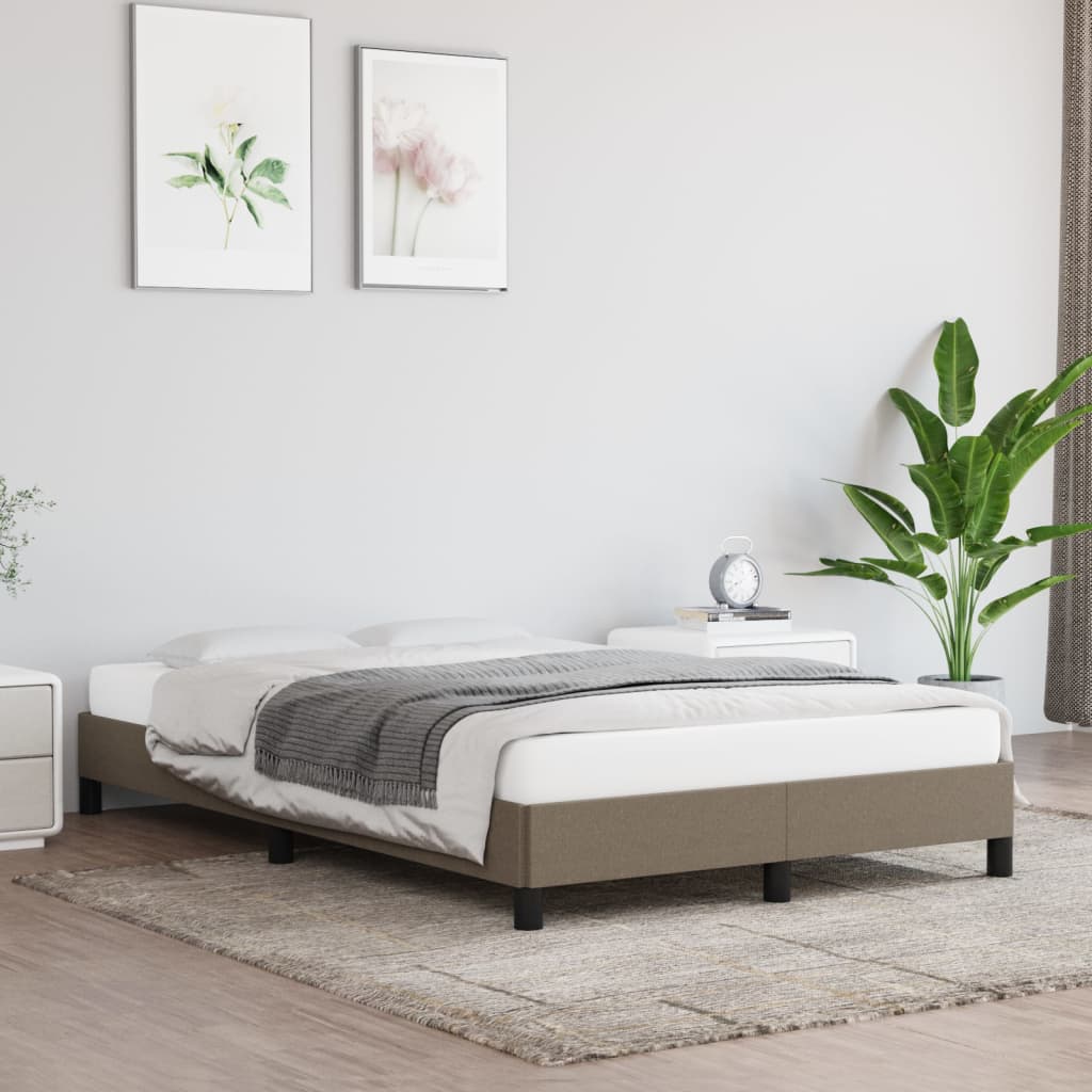 Cama sin colchón blanca 180x200 cm madera de ingeniería
