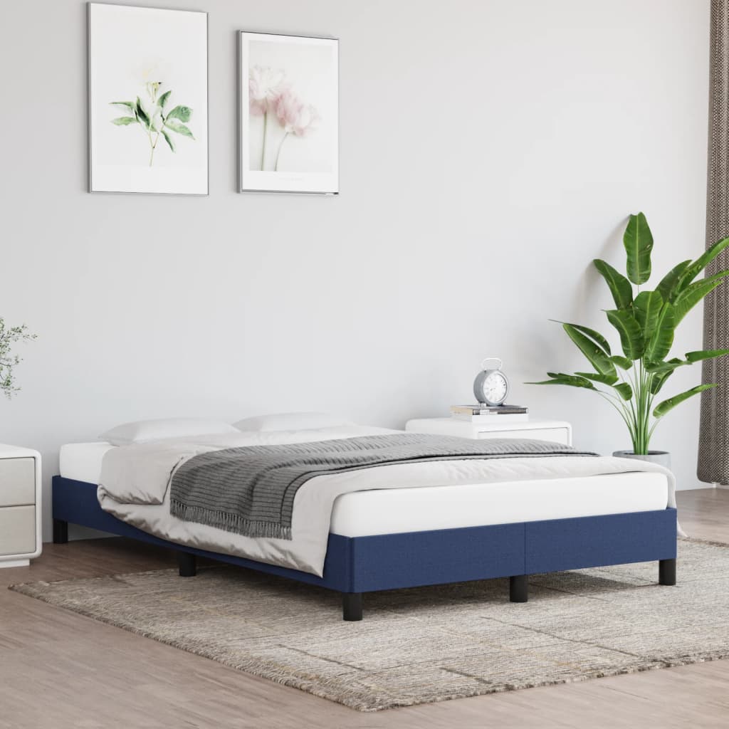 Cama sin colchón blanca 180x200 cm madera de ingeniería