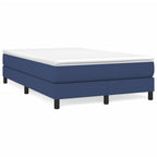 Cama box spring con colchón cuero sintético blanco 100x200 cm