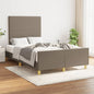 Solid pine white bed frame headboard 180x200 cm