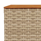 Set de sofás de jardín 11pzas con cojines ratán sintético beige