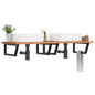 2 Trapezoidal White Steel Basin Shelf Brackets