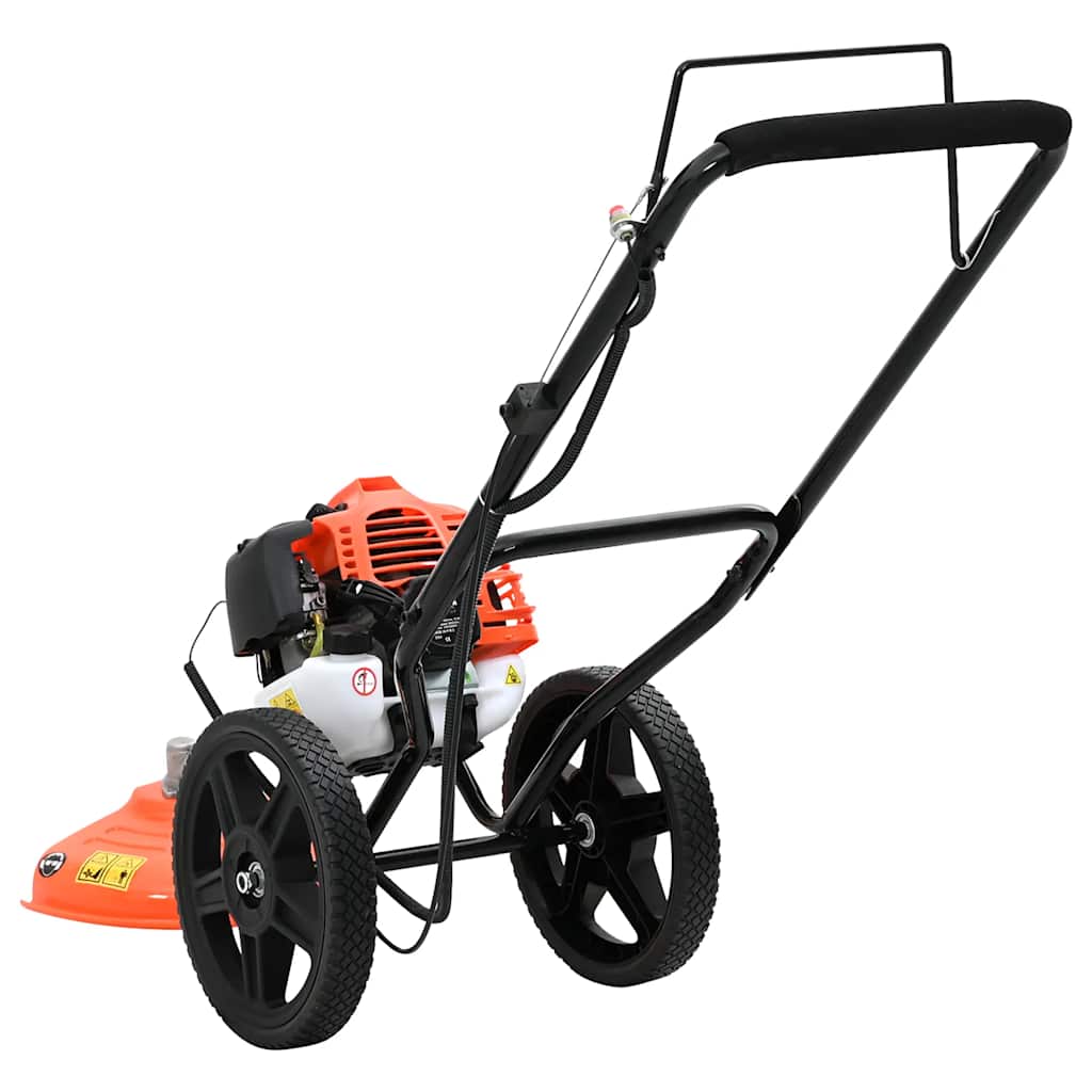 Desbrozadora con ruedas naranja 52 cc 1,45 kW