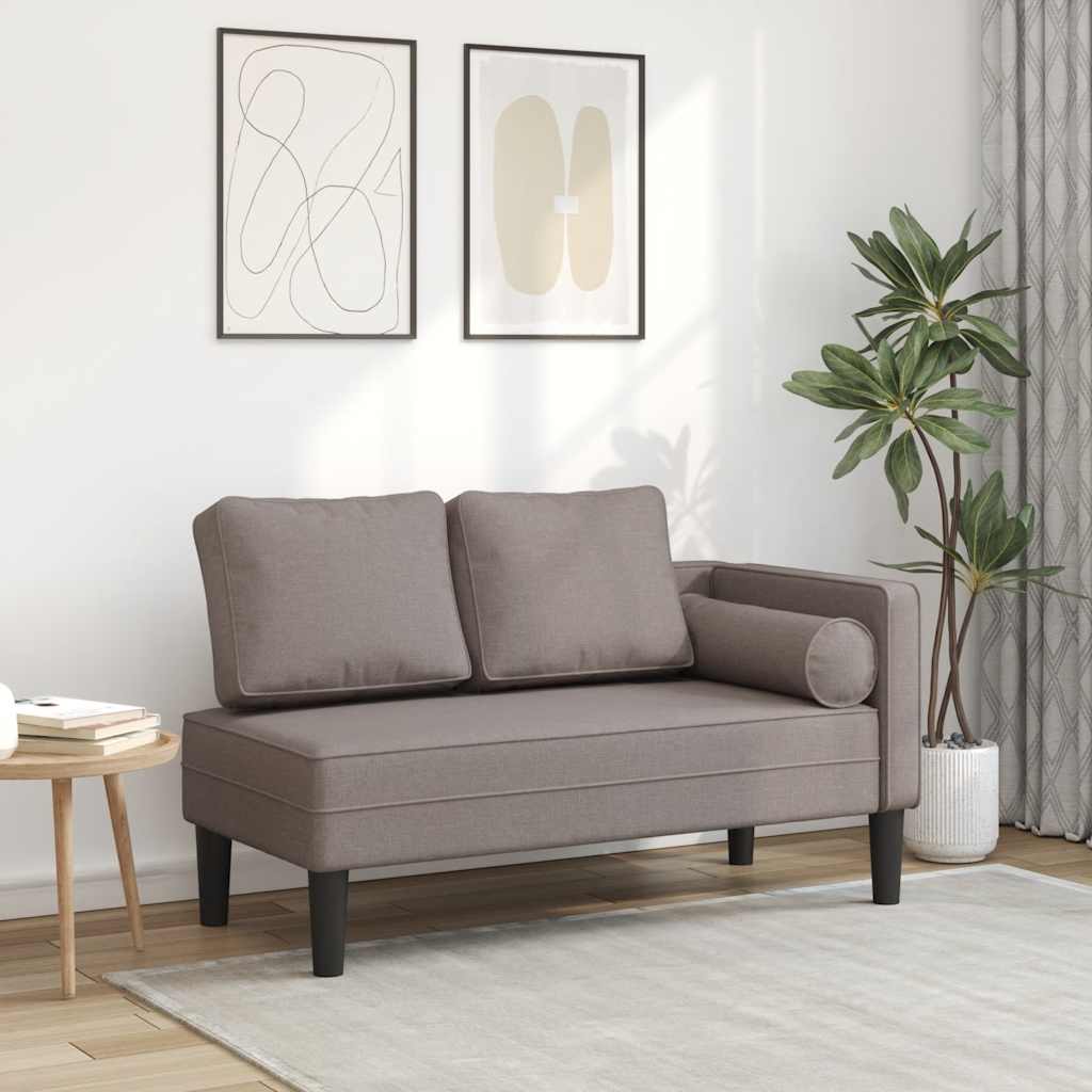 Sofa bed with white synthetic leather cushions