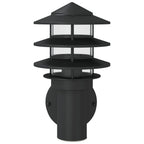 Apliques de exterior 2 unidades acero inoxidable negro