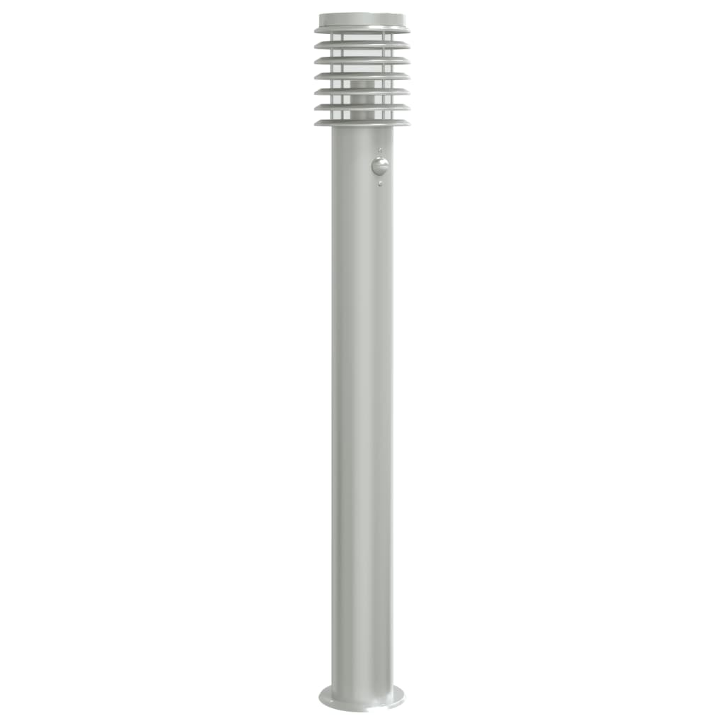 Lámparas de suelo de exterior con sensor acero inoxidable 110cm