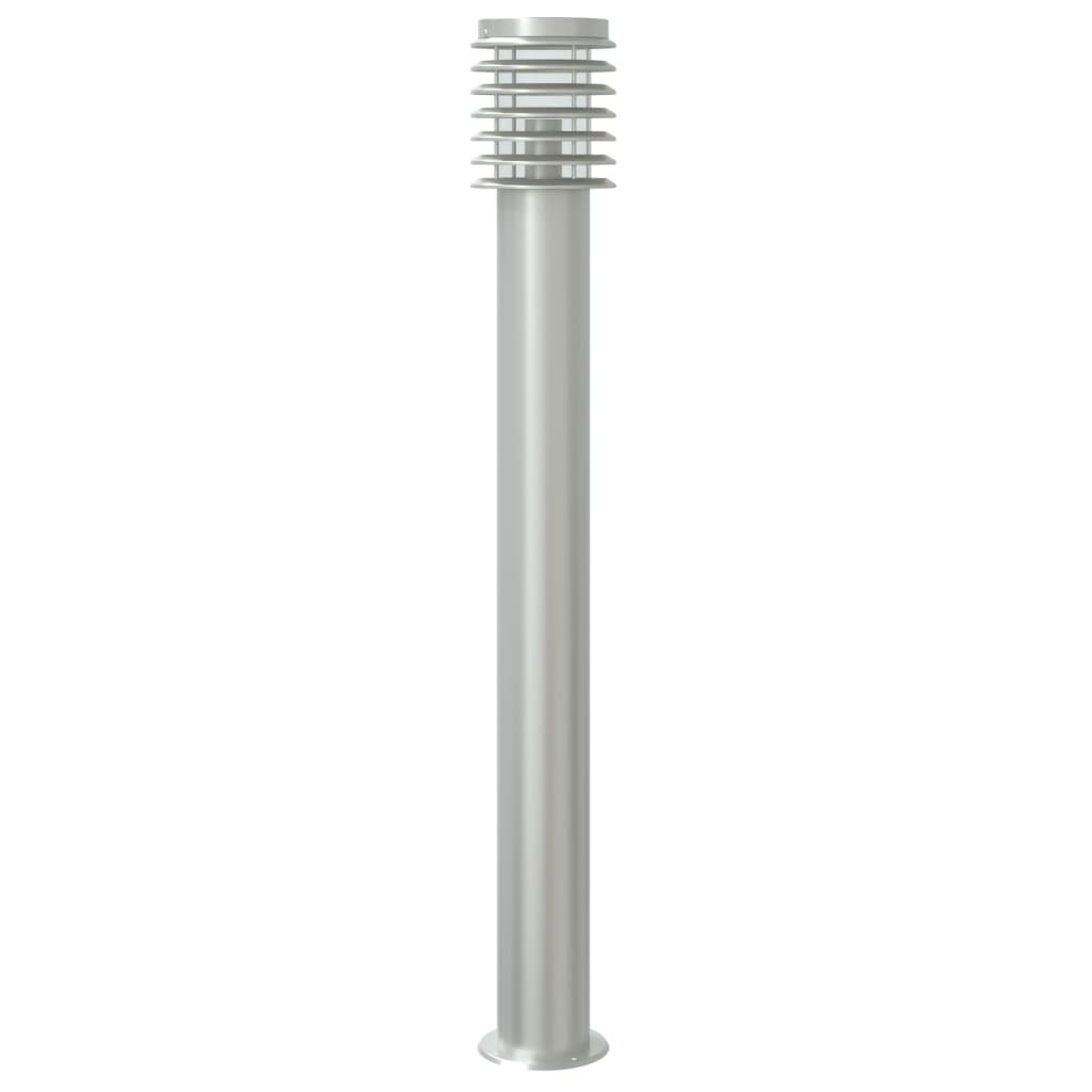Lámparas de suelo de exterior con sensor acero inoxidable 110cm