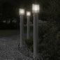 Outdoor floor lamps with sensor stainless steel 110cm