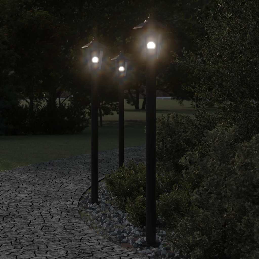 Aplique de exterior con sensor acero inoxidable negro