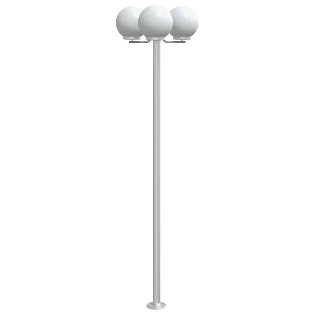 Farolas de exterior 2 unidades acero inoxidable 215 cm