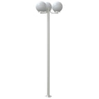 Farolas de exterior 2 unidades acero inoxidable 215 cm