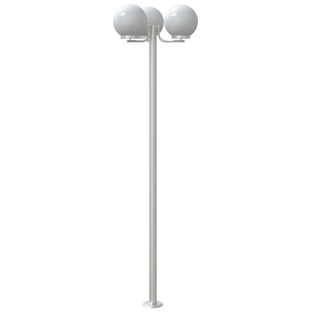 Farolas de exterior 2 unidades acero inoxidable 215 cm