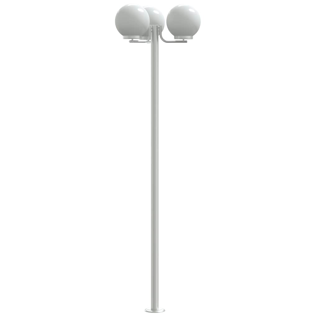 Farolas de exterior 2 unidades acero inoxidable 215 cm