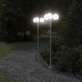 Farolas de exterior 2 unidades acero inoxidable 215 cm