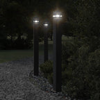 Farolas de exterior 2 unidades acero inoxidable 215 cm
