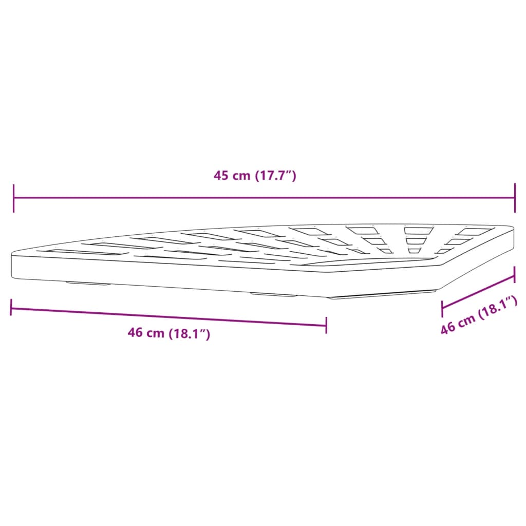 Base de sombrilla con asa para parasoles cruzados 14 kg